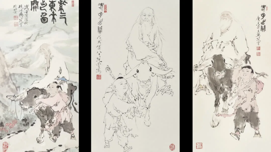 范曾 · 老子出关（系列选作） · 非天源馆藏